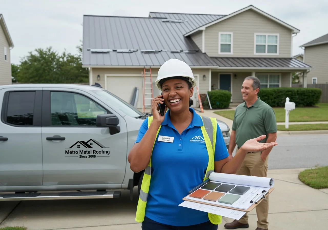 Storm Damage Metal Roof Repair in Remington, IN